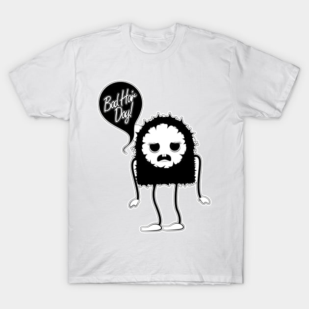 Bad Haired Monster T-Shirt by ORTEZ.E@GMAIL.COM